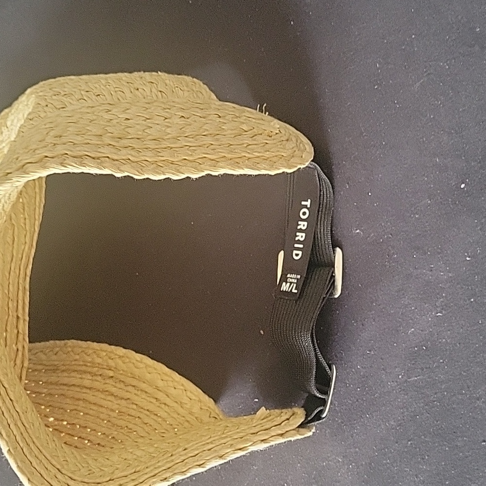 Torrid Woven Straw Visor - Picture 4 of 6